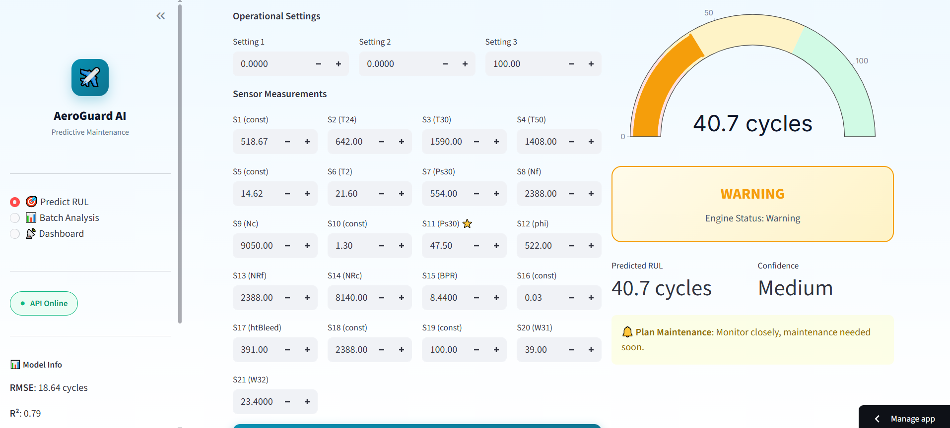 AeroGuard: Intelligent Prognostics for Aerospace Propulsion Systems